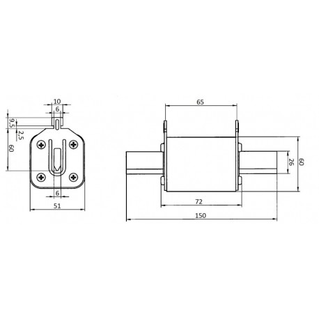 NH-SI 3/ 100A gG AC500V LI AK